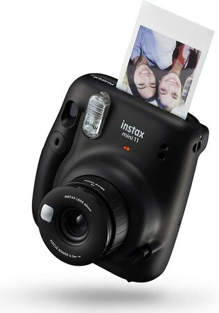 Fotoaparát Fujifilm Instax mini 11 + pouzdro + 2x fotopapír, šedý