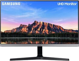 Monitor Samsung U28R550 28'',LED, IPS, 4ms, 1000:1, 300cd/m2, 3840 x 2160,DP,  - černé