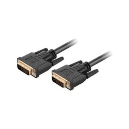 Kabel GoGEN DVI-D/DVI-D, Dual Link, 3m - černý