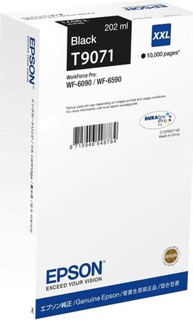 Inkoustová náplň Epson T9071 XXL, 10000 stran - černá