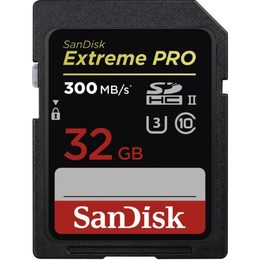 Paměťová karta Sandisk SDHC Extreme Pro 32GB UHS-II U3 (300R/260W)