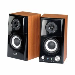 Reproduktory Genius SP-HF 500A 2.0 - černé/imitace dřeva