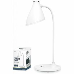 Platinet PDL6730 LED stolní lampa 5W USB nabíjecí bílá