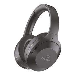 SWISSTEN HURRICANE bluetooth sluchátka noise cancelling černá