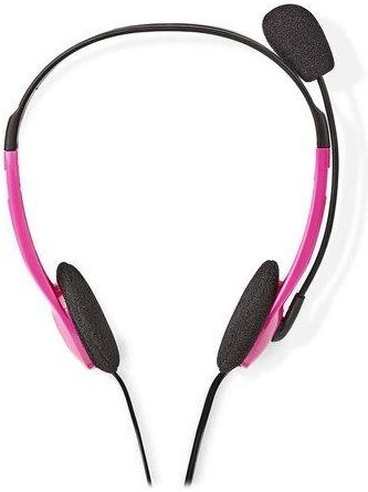 Nedis CHST100PK HEADSET sluchátka růžová