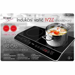 Indukční dvouplotýnkový vařič VIGAN IV2Z