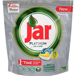 Jar Platinum All in 1 Lemon kapsle do myčky nádobí 72 ks