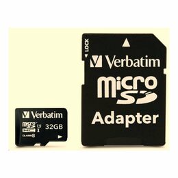 VERBATIM 44083 microSDHC 32GB cl10 adapt