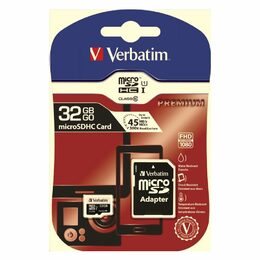 VERBATIM 44083 microSDHC 32GB cl10 adapt