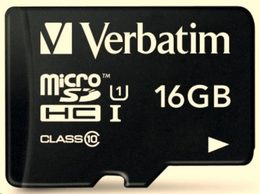 VERBATIM 44082 microSDHC 16GB cl10 adapt