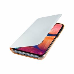 Pouzdro na mobil flipové Samsung Wallet Cover na Galaxy A20e - bílé