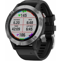 Garmin fenix6 Glass Silver/Black Band