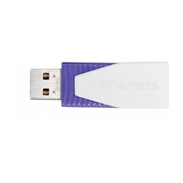 Flash USB Verbatim Store 'n' Go Swivel 64GB USB 2.0 - fialový
