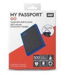 WD My Passport GO 500GB SSD Blue