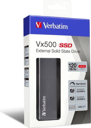 VERBATIM External SSD 120GB (47441)