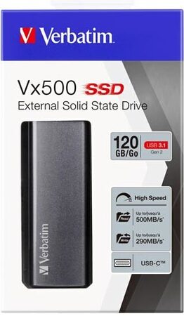 VERBATIM External SSD 120GB (47441)