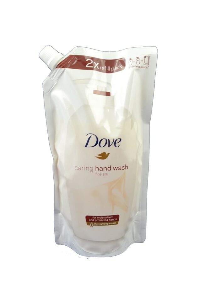 Dove Supreme Fine Silk krémové tekuté mýdlo náhradní náplň 500 ml