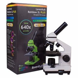 Levenhuk Mikroskop Rainbow 2L PLUS Lime