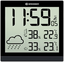 Bresser TemeoTrend JC LCD RC Weather Station-white