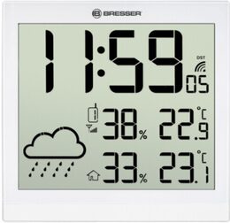 Bresser TemeoTrend JC LCD RC Weather Station-white