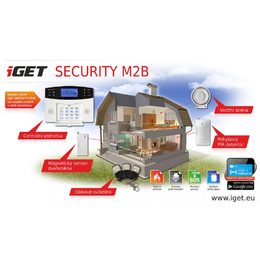 Bezdrátový GSM zabezpečovací systém iGET SECURITY M2B