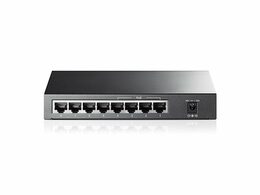 Switch TP-Link TL-SF1008P 8x LAN, 4xPoE, 57W, kov