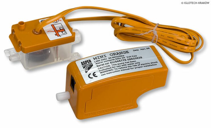 Čerpadlo kondenzátu Midea/Comfee Aspen Mini Orange FP 2212 kapacita 12l/hod, max. výtlak 10 m