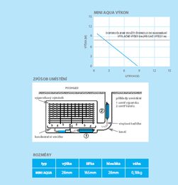 ASPEN Mini Aqua Čerpadlo kondenzátu kapacita 12l/h, max. výtlak 10 m (stěna, kan