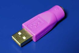 Redukce USB -> PS/2 (pro PS/2 klávesnici)