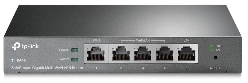 Router TP-Link TL-R600VPN SafeStream VPN 2x Gigabit Wan/ 2x Gigabit Lan/ 1x Giga
