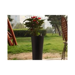 Samozavlažovací květináč G21 Trio černý 56.5 cm