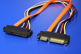 Kabel prodlužovací k HDD SATA datový + napájecí 0,5m