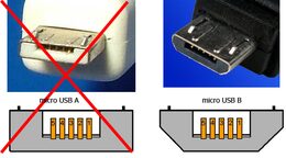 Redukce Value USB A(F) - microUSB B(M), OTG, 0,15m, černý