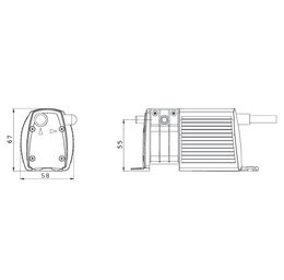 Čerpadlo kondenzátu Charles Austen Mini Blue Cooling Signal kapacita 8l/hod, max. výtlak 8 m (kanál, strop, vzdálené umí