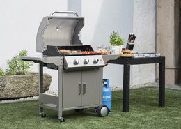 Plynový gril G21 Oklahoma, BBQ Premium Line 3 hořáky + zdarma redukční ventil