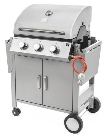 Plynový gril G21 Oklahoma, BBQ Premium Line 3 hořáky + zdarma redukční ventil