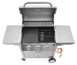 Plynový gril G21 Oklahoma, BBQ Premium Line 3 hořáky + zdarma redukční ventil