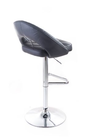 Barová židle G21 Victea koženková, prošívaná black G-21-B508
