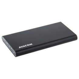 Powerbank Avacom PWRB-100K-QC PRISMA AL-10, Li-Pol 10000mAh, USB-C, QC vstup a výstup, černá