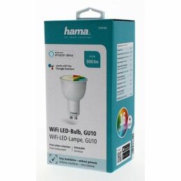 Žárovka Hama WiFi LED GU10 4,5 W, RGB, stmívatelná