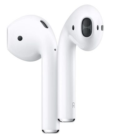 Sluchátka Apple AirPods , bezdrátové nabíjecí pouzdro (2019)