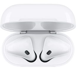 Sluchátka Apple AirPods , bezdrátové nabíjecí pouzdro (2019)