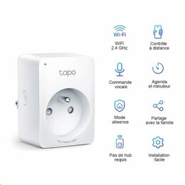 Chytrá zásuvka TP-Link Tapo P100(1-pack) regulace 230V přes IP, Cloud, WiFi