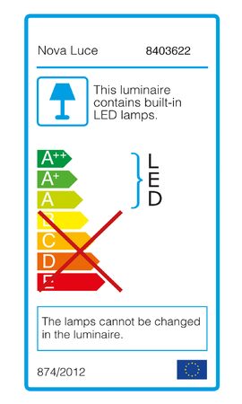 Svítidlo Nova Luce LUTON STEP GREY schodišťové, IP 65, 1,6 W