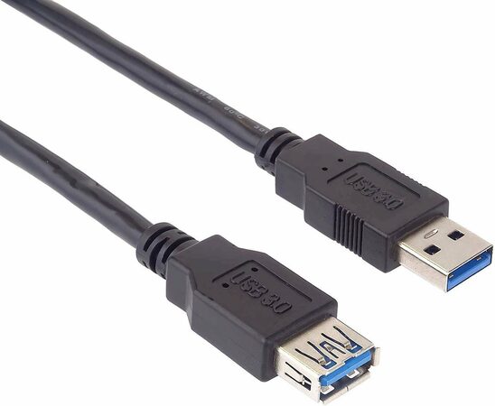 PremiumCord ku3paa05bk Kabel USB 3.0 A-A 0,5 m A(M)- A(F) prodlužovací, černý