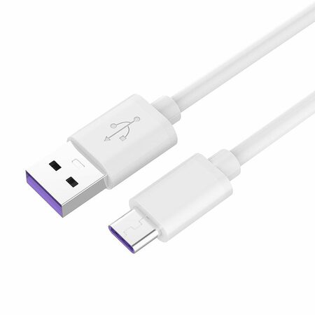 Kabel PremiumCord ku31cp1w USB 3.1 C/M - USB 2.0 A/M super rychlé nabíjení 5A, 1m, bílý