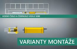 Čerpadlo kondenzátu Refco COMBI kapacita až 42l/hod, max. výtlak 20 m (pod jednotku)