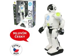 Hračka Zigybot Robot s funkcí času, 20 funkcí