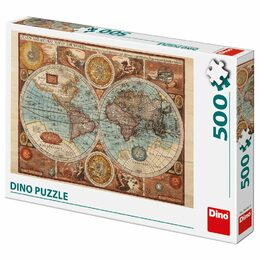 Dino Mapa světa 500 dílků