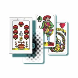 Mariáš MINI jednohlavý společenská hra karty v papírové krabičce 4,5x7cm